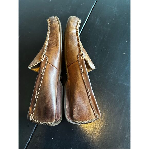 Frye Lewis Venetian Leather Loafers Tan Mens Sz 10.5 - Picture 3 of 8